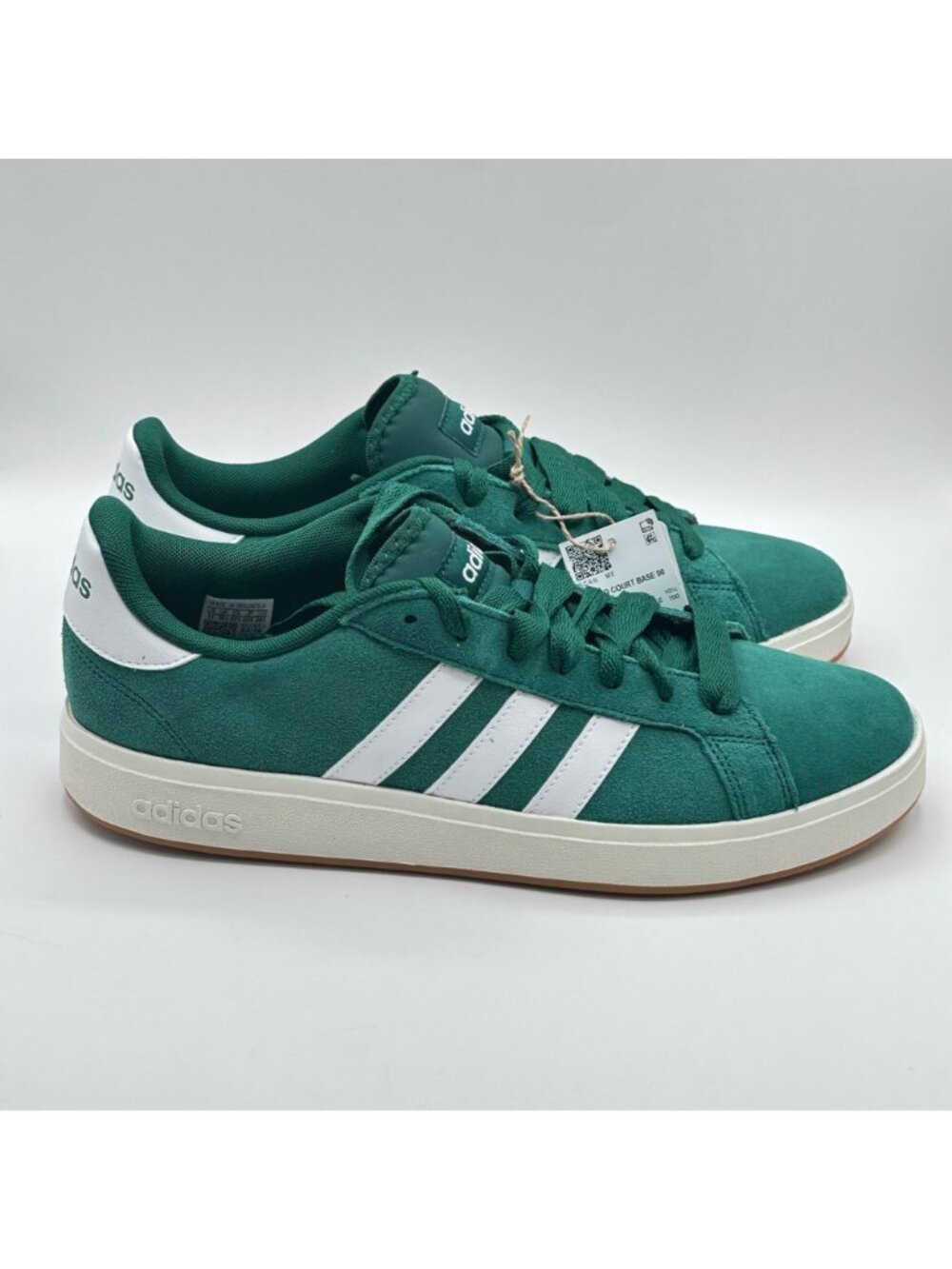 Men's Adidas Grand Court Base 00s Collegiate Green IH6187  Shoes Size 11 NEW - Picture 3 of 10